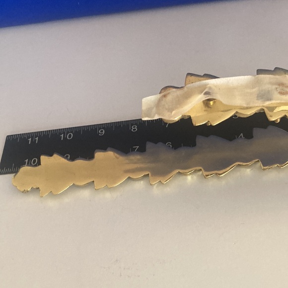 LARGE SOLID BRASS PAIR OF CURTAINS TIEBACKS - Picture 9 of 9